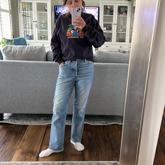 Aritiza Denin Forum arlo jeans with raw hem - Picture 5 of 5